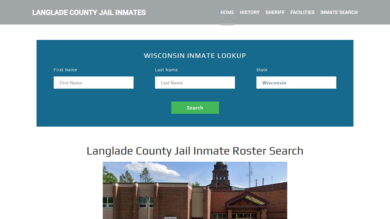 Langlade County Jail Inmate Roster Lookup, Antigo, WI